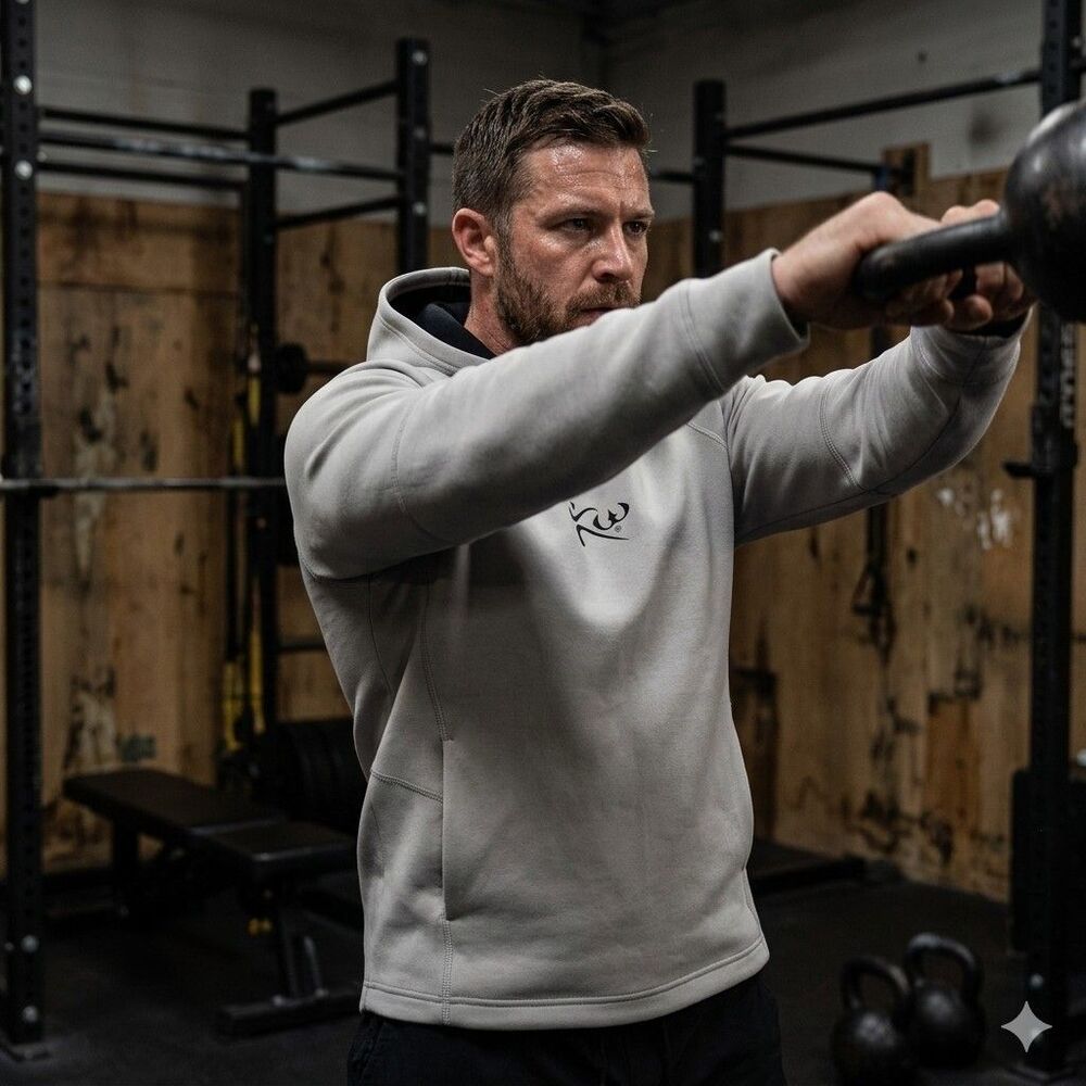 Kutting Weight V4 Sauna Hoodie Size XL Gray Neoprene Sweattech Workout Jacket